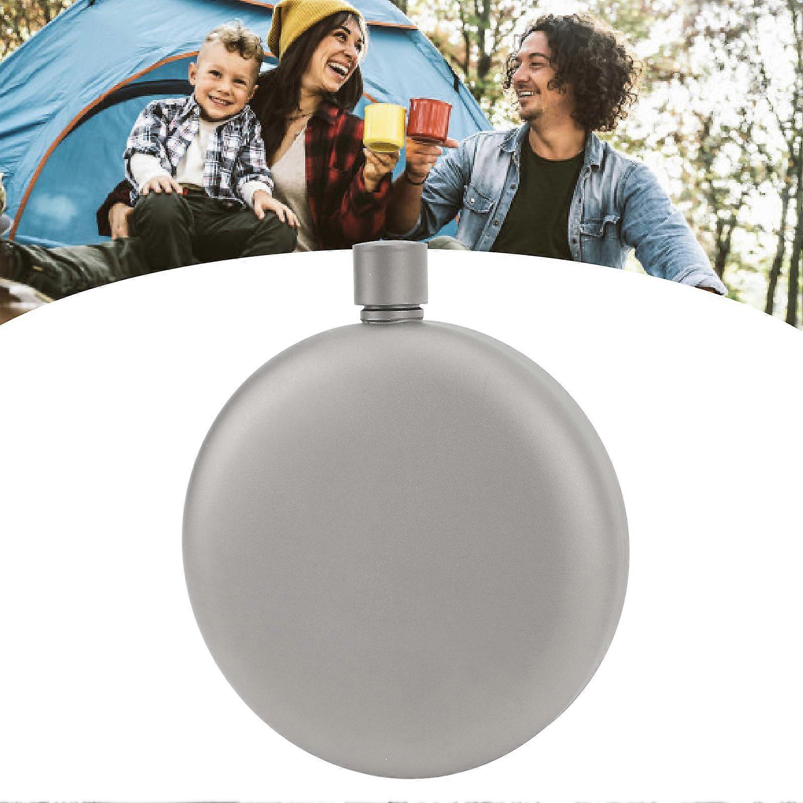 Hip Flask 170ml Titanium Leakproof Lightweight Portable Bottle