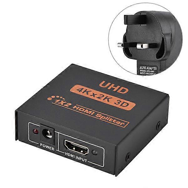 3D 4K*2K Full HD 1080p HDMI Switch Splitter Port Hub with Adapter 1 in 2 out