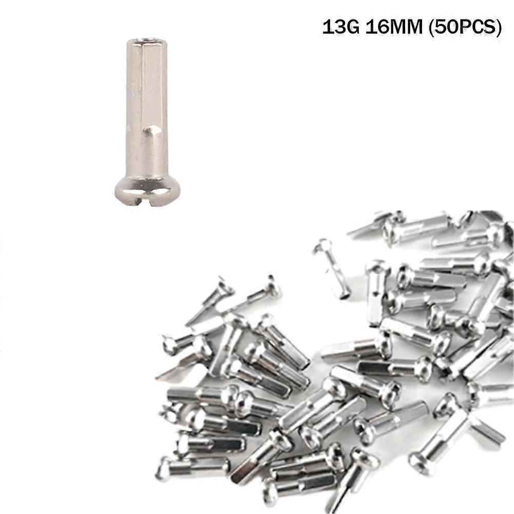 Copper Spoke Nuts for Mountain & Road Bikes, High-Quality Anti-Oxidation, Lightweight Design | 50PCS