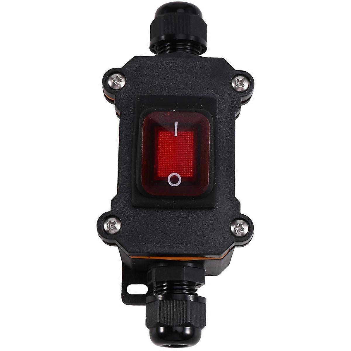 IP65 Outdoor Rainproof and Waterproof Ship Type Switch 220V Power Supply Intermediate Switch Electrical High Connector