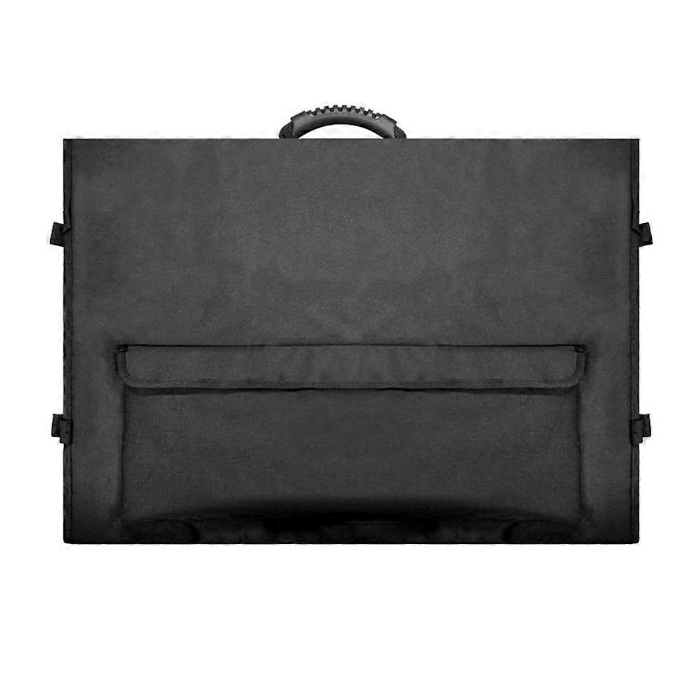Monitor Carrying Case Computer Monitor Bag with Pockets Adjustable Travel Carrying Case for 24-27In Desktop Monitor,B