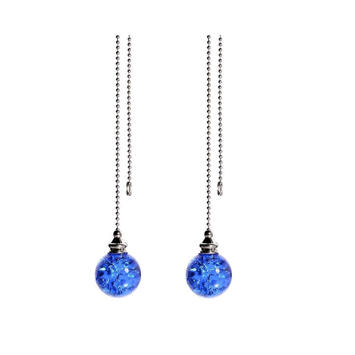 Ceiling Fan Chain, Decorative Crystal Fan Chain Extension Beaded Ball Fan Chain Extension Ceiling F