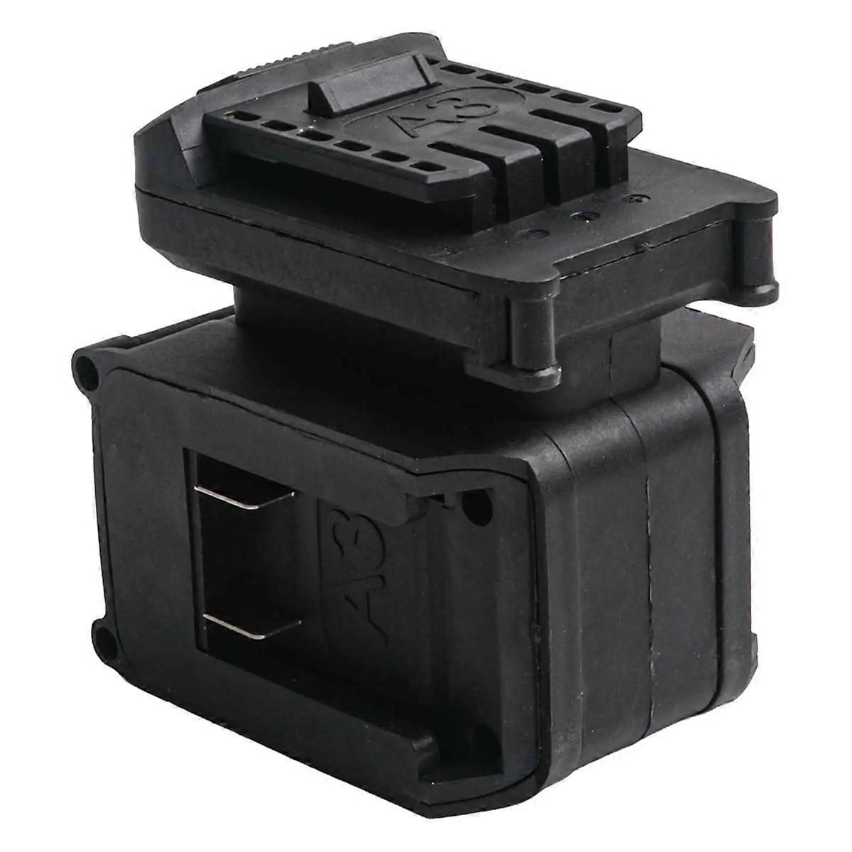 Battery Adapter Converter for Impact Drill Electric Wrench Screwdriver Work Light 2 in 1 Battery Converter for A3