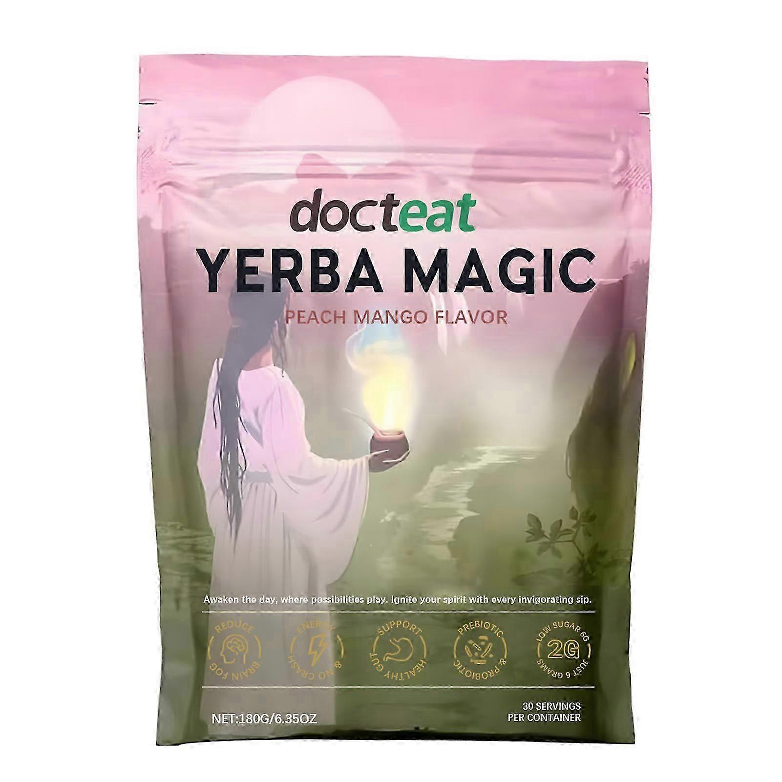 Pfirsich Mango Yerba Mate Instant Tee Pulver
