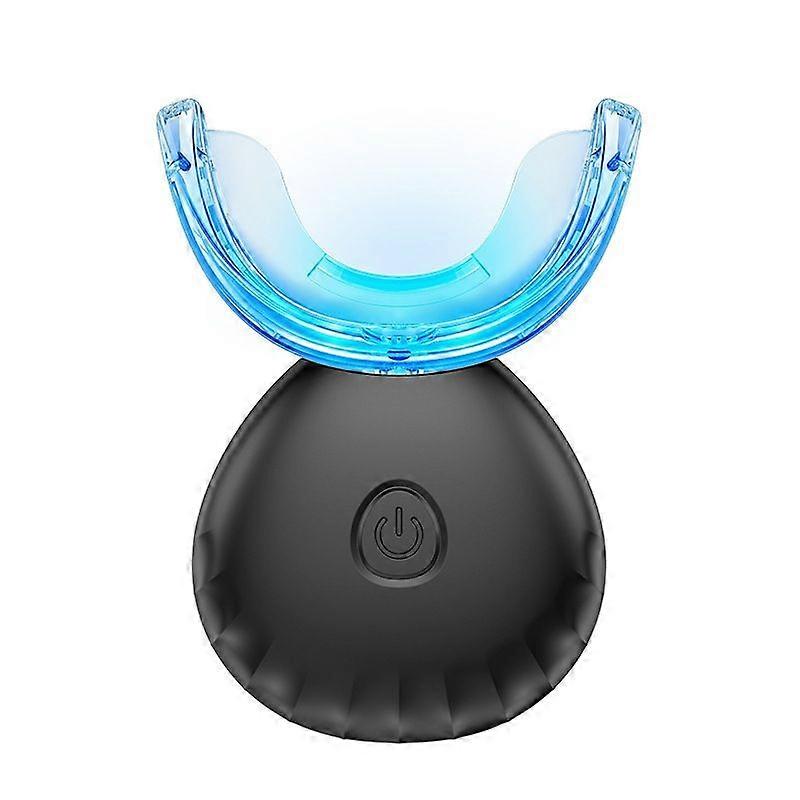 Teeth Whitening Light,10X More Powerful Blue Led Light Connected with USB, Non-Battery Teeth Whitening LED Light in Home Use(Black)