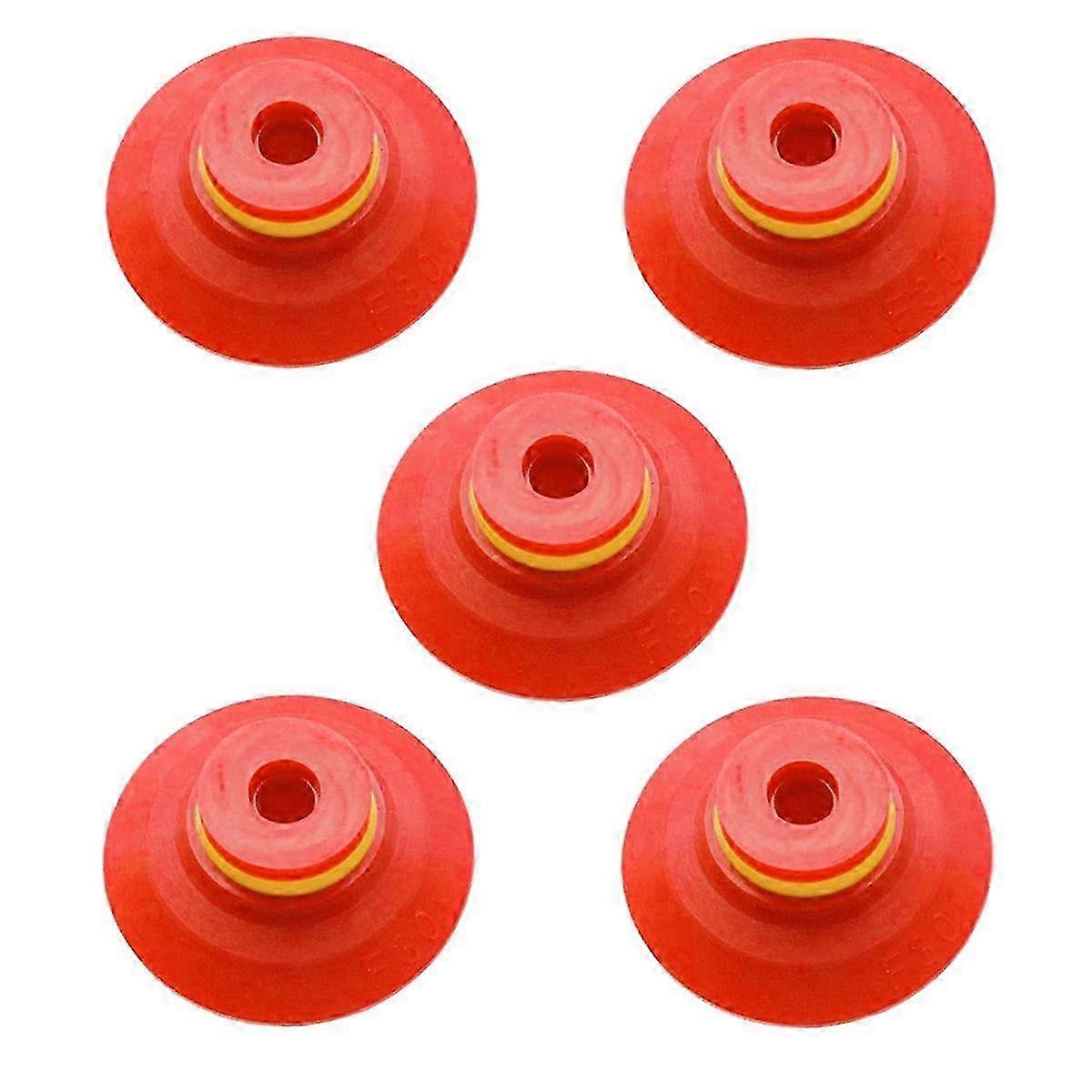 Industrial Vacuum Suction Cup F Series Silicone Robotic Arm Accessory - Single Layer with Ribs