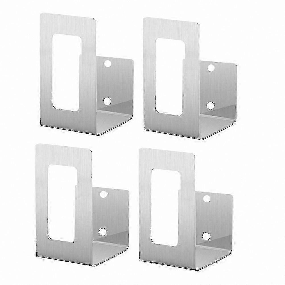 4-Piece Wall Mounted Lid Organizer for Kitchen Storage Solutions