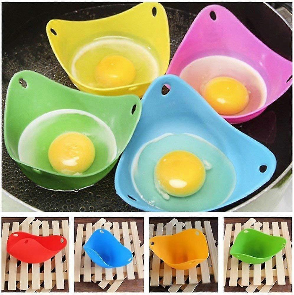 Silikon-Eierpochierer-Set, 6er-Set für perfekt pochierte Eier