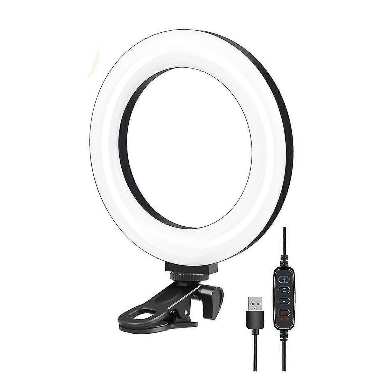 PULUZ 6.2 Inches Fill Light 40 LED Ring Light with Mounting Clamp