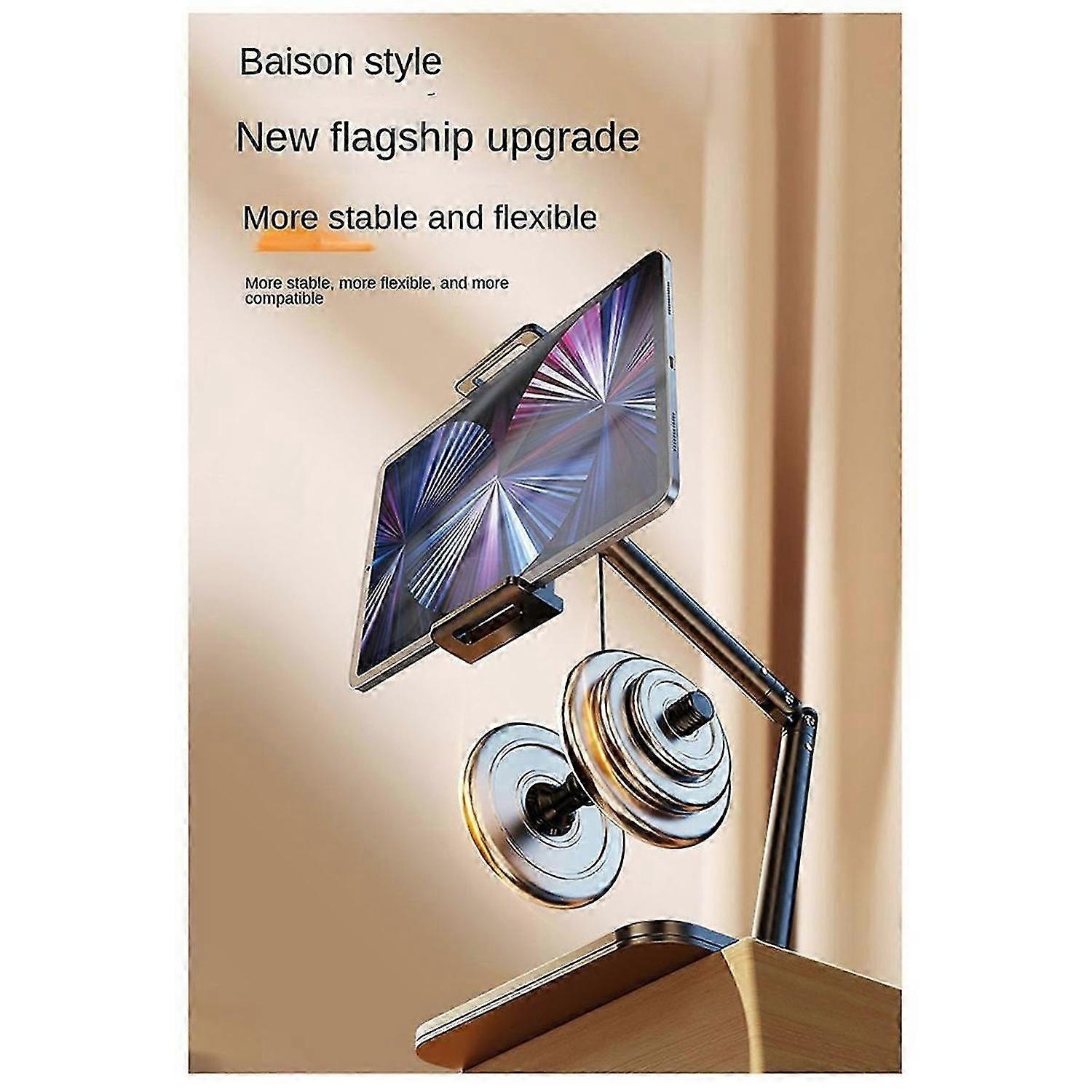 Tablet Stand Adjustable Desk Portable Tablet Smartphone 360 Rotating Tablet Holder