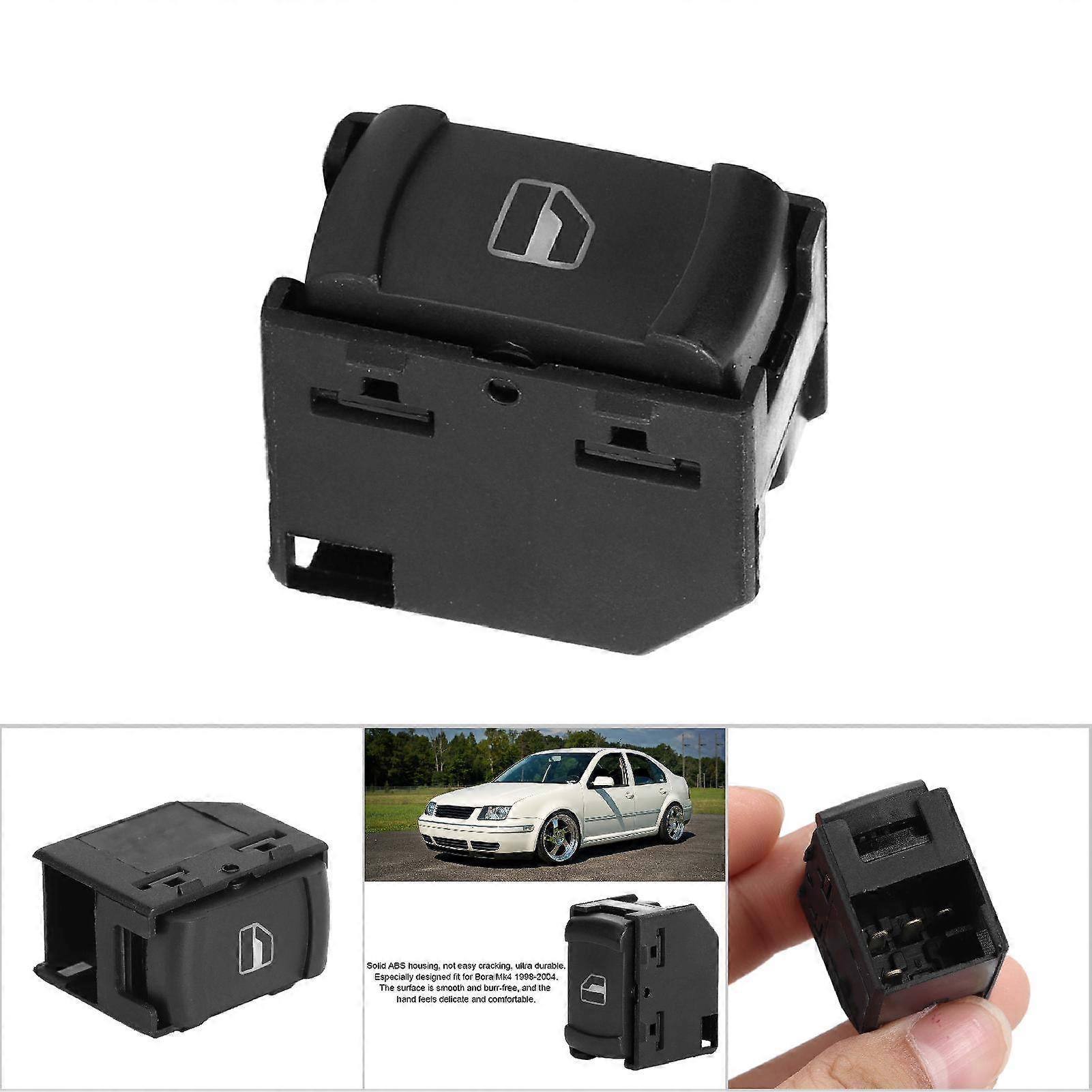 Car Power Window Switch 3B0 959 855 B for Bora Mk4 1998-2004 Black