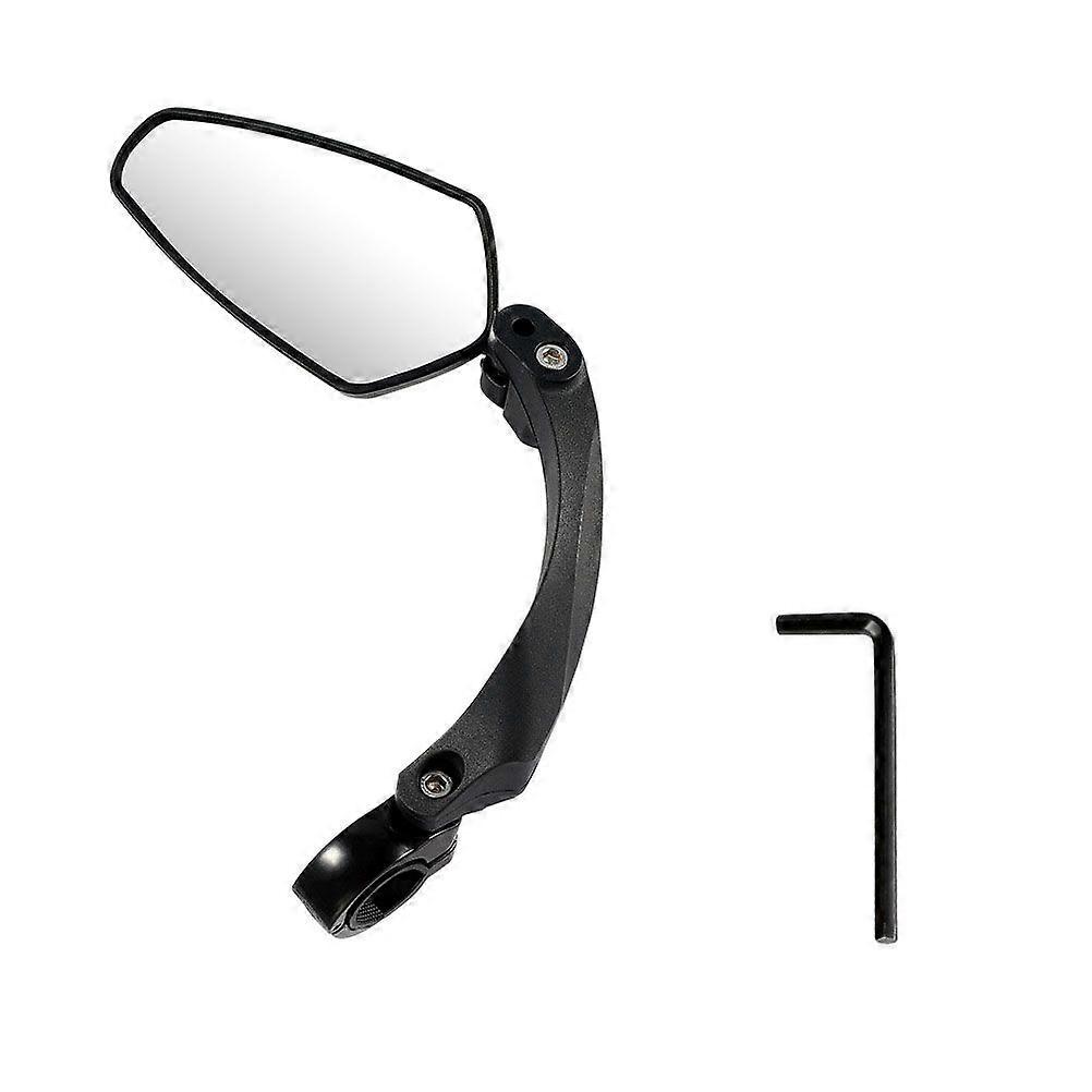 1pc Bike Use Mirror 360 Degree Rotatable Bike Rearview Mirror Rear View Mirror (Left)