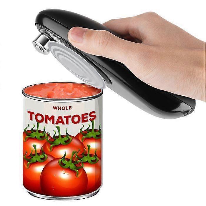 Elektrisk dåseåbner - TTLIFE - One Touch - Plastik + rustfrit stål - Bærbar - Automatisk