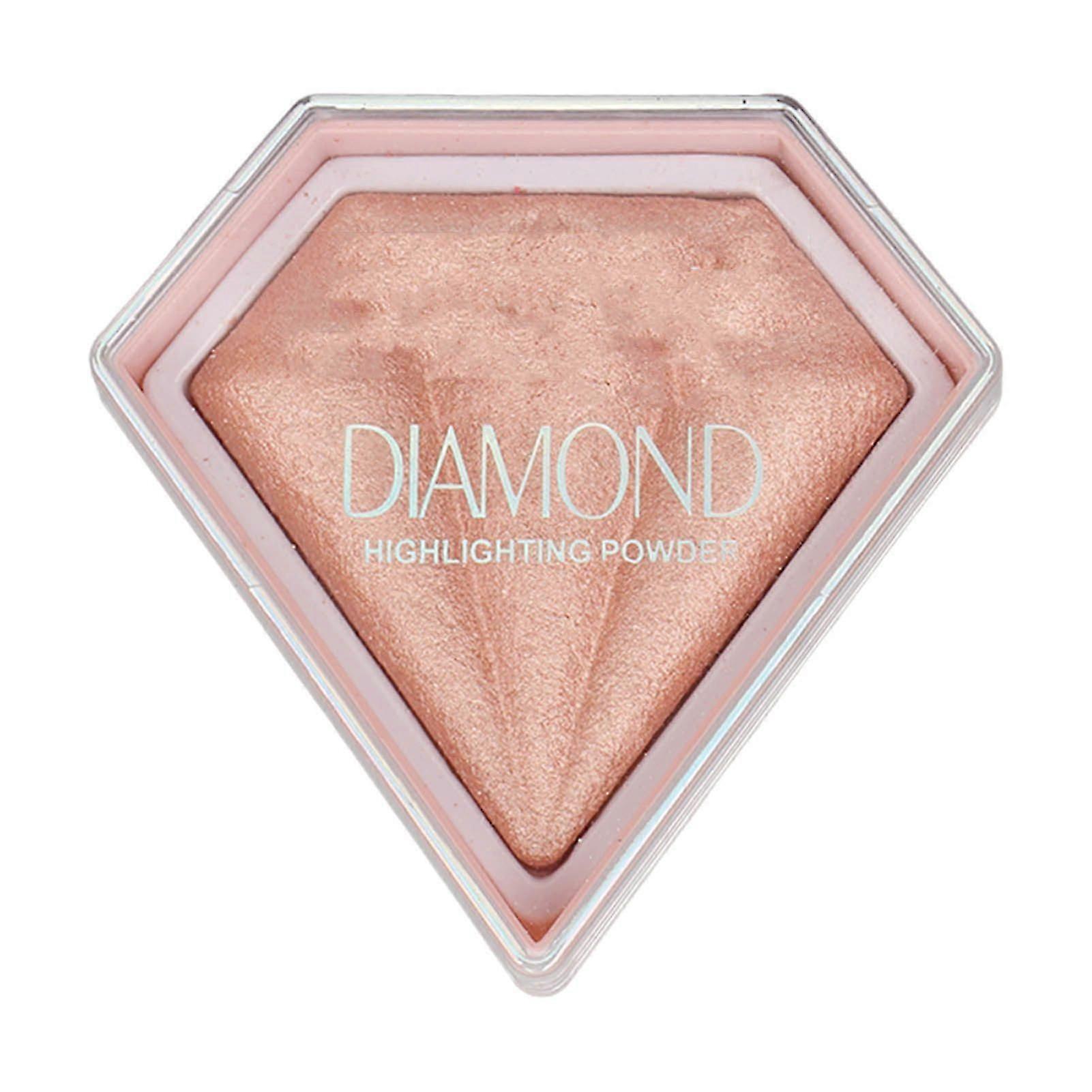 Highlighting Powder Soft Texture Shiny Glitter Long Lasting Highlighter Makeup Palette Cosmetics for Women 04# Ginger Color