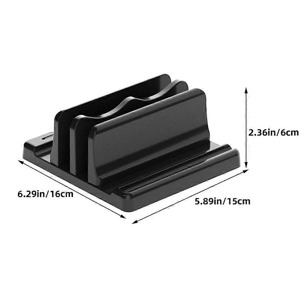 Notebook Computer Stand for Reading and Desk Use with Double Dock Holder