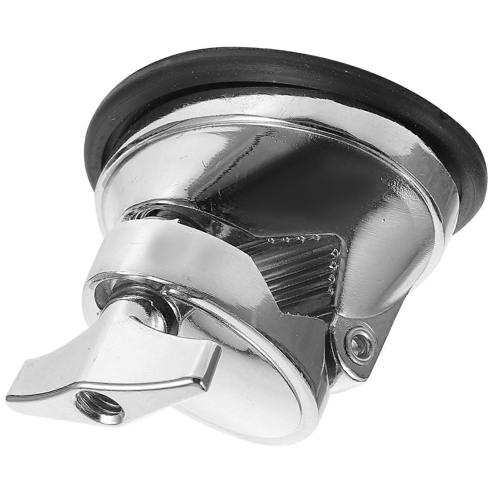 Tom Drum Mounting Bracket Drum Tom Leg Mounting Holder Performance Drum Instruments Silver Iron Height Adjustment 1Pcs