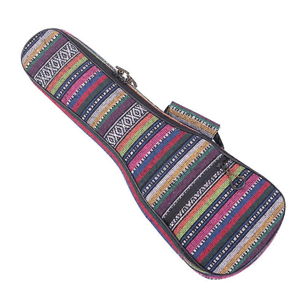 Portable Ukulele Padded Case for Musicians Outdoor Performance Multi Cotton Protection with Zipper Functionality 1Set