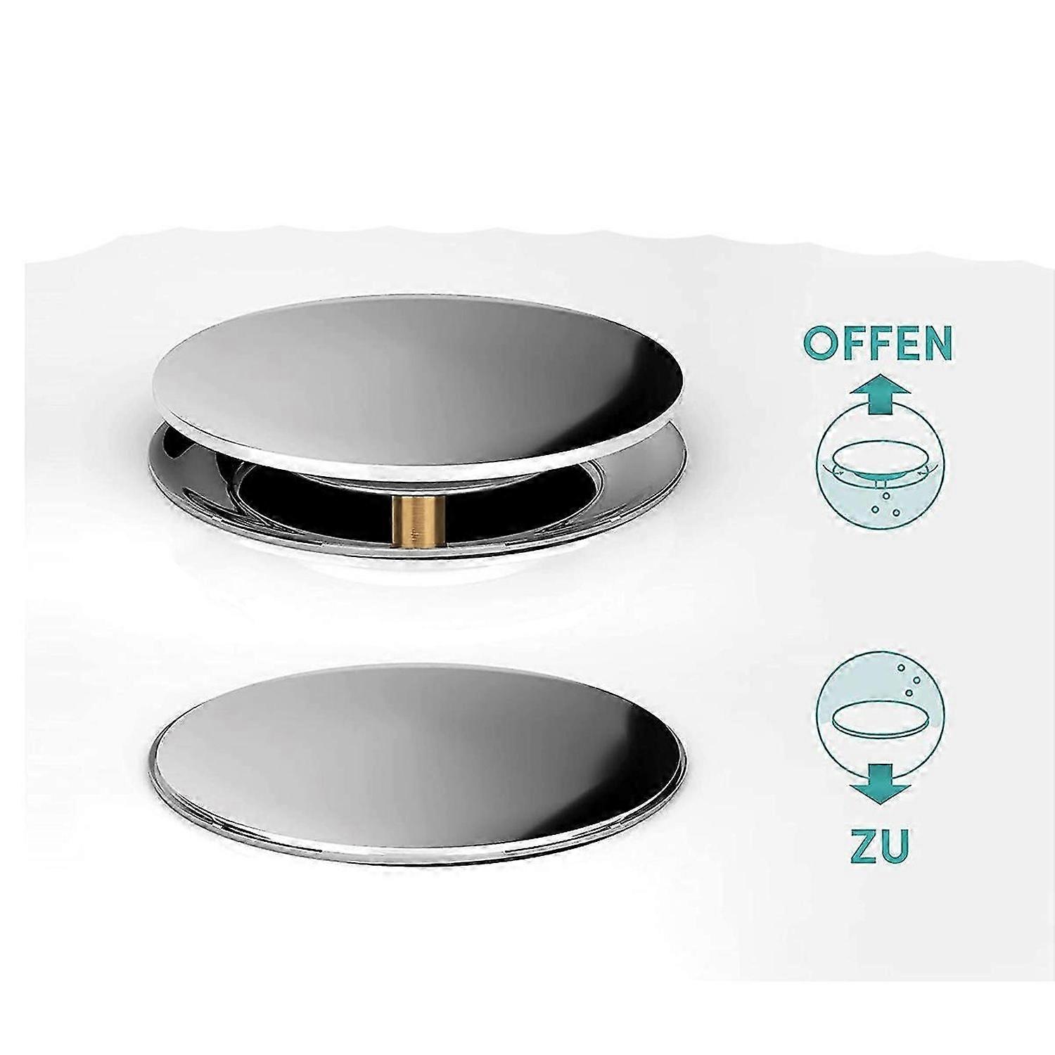 Bath Plug with Universal Fit - Rustproof Bathtub Plug with Double Seal - Bath Plug for Any Standard