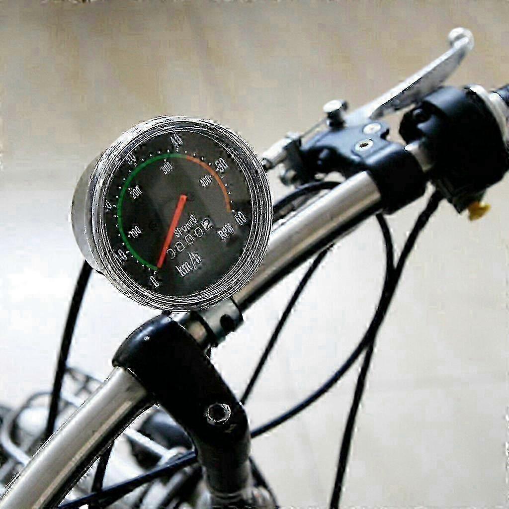 Vintage Style Bicycle Speedometer Analog Mechanical Odometer with Hardware for 26/28/29/275 Bike-Yvan