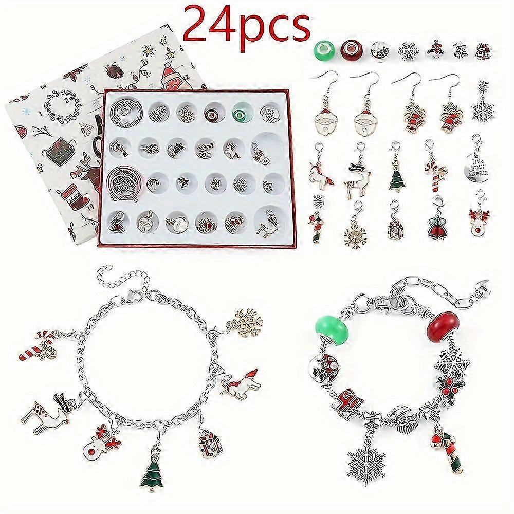 24 Nedräkningskalender Advent Överraskning Blind Box Set Kreativa prydnadsföremål Julklapp