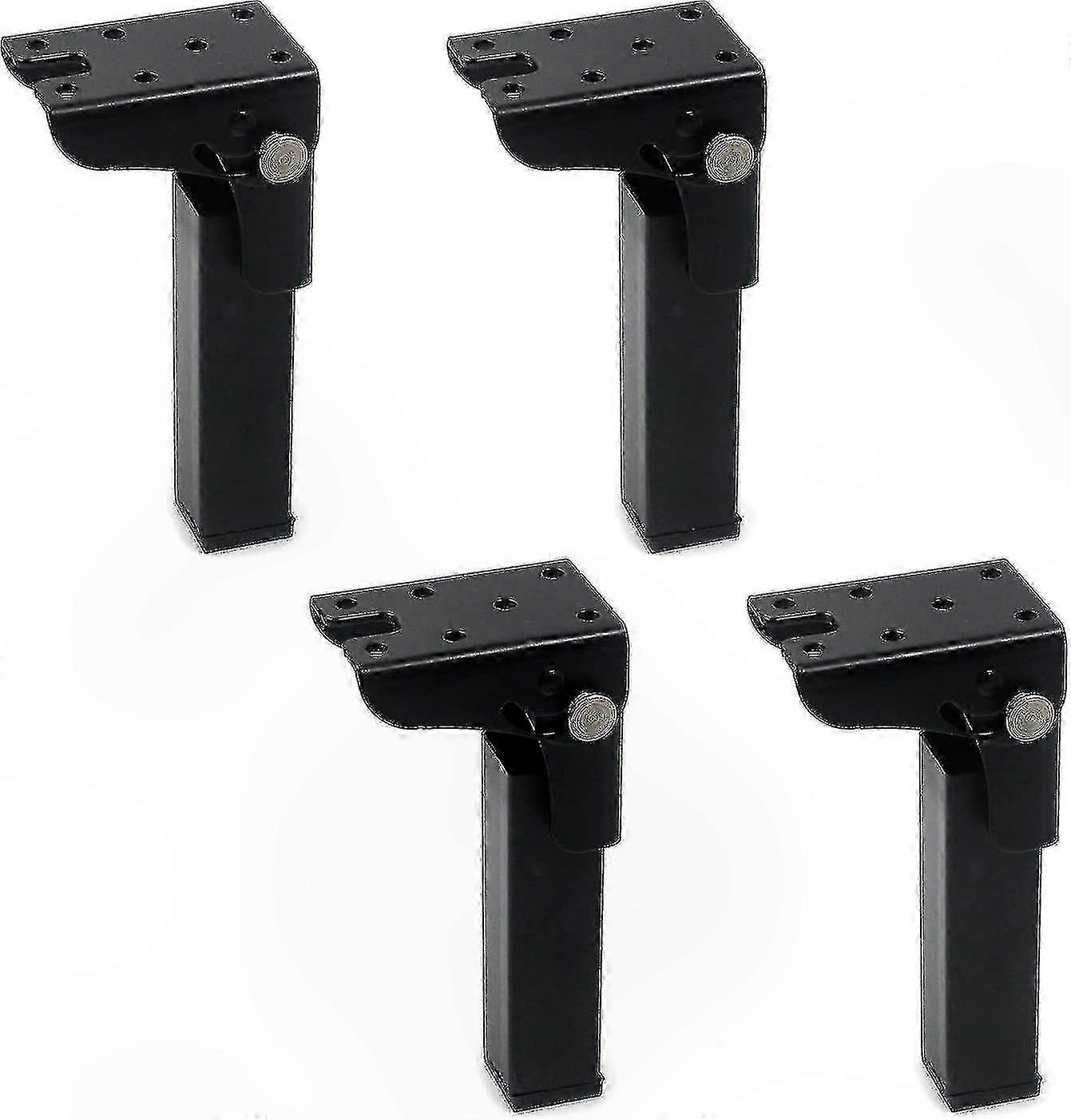 Foldable Table Legs Set of 4, 300mm Height, Durable Metal Hinge, 90 Degree Folding for DIY Furniture and Desk Projects