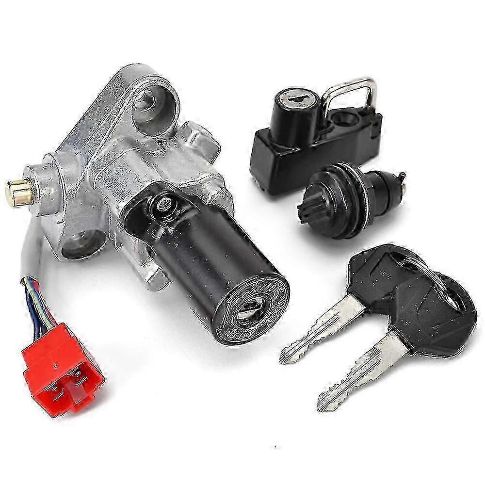 Ignition Switch Lock Key Set For Yamaha XVS125 XVS250 XVS400 XVS650 XVS1100 Drag Star XVS 650 V-Star Custom Classic 4TR-82021-00