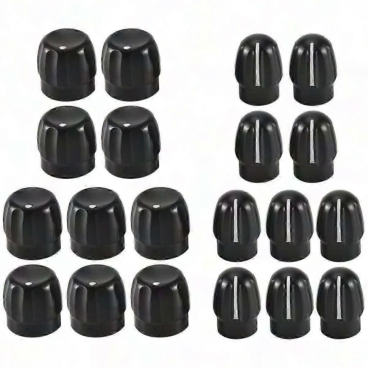 10 Pairs Volume & Channel Knobs for Two-Way Radios