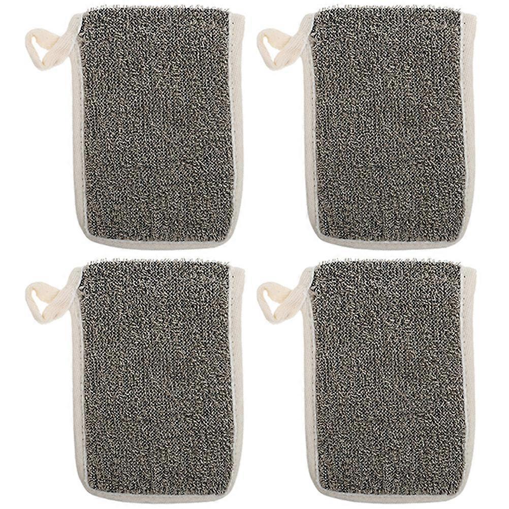 Soap Bag Exfoliating Black Soap Savers Pouch for Storage 8Pcs