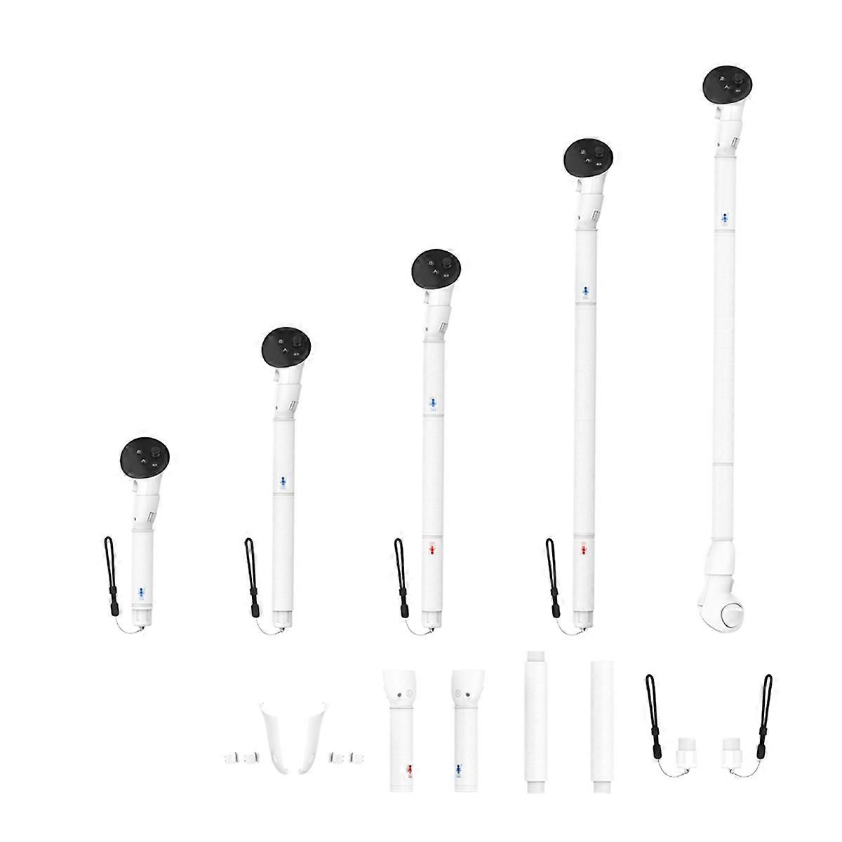 5 in 1 VR Controller Adapter for 3 Handle Grips White