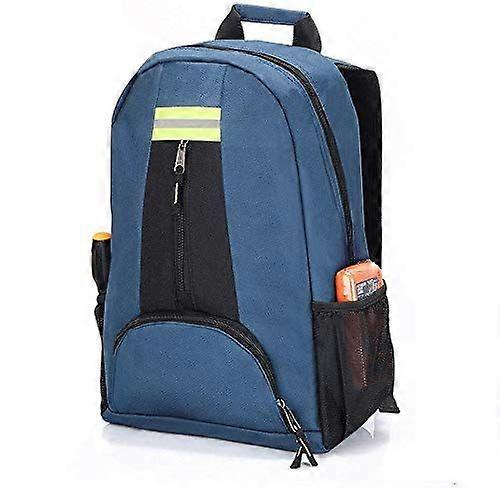 Electrician Tool Bag, Heavy Duty Tool Backpack, Tool Backpack Organizers, Multi-Pocket Work Backpack, Compatible with Klein Tools, HVAC, CLC Tools (Bl