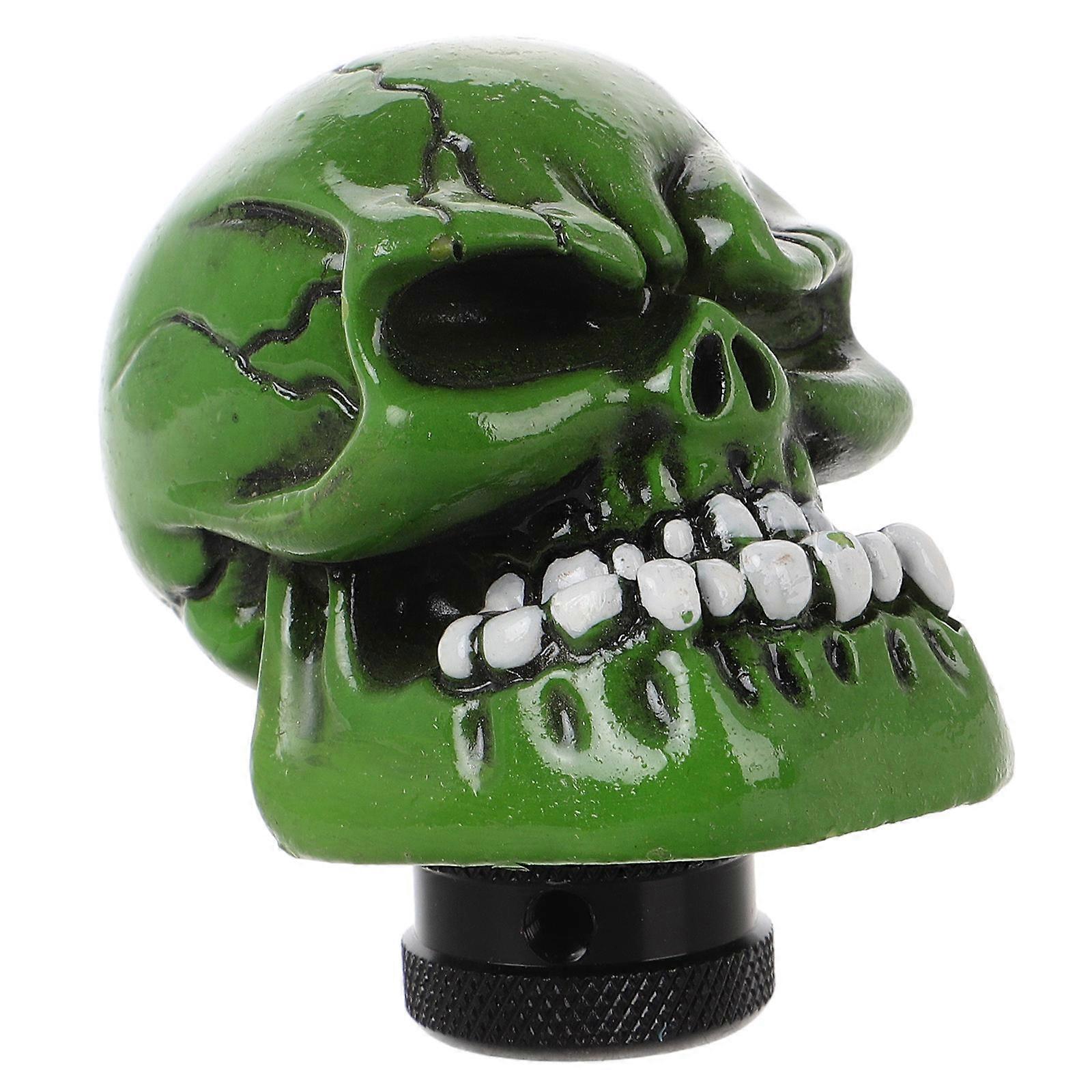 Manual Transmission Shifter Knob For Car Decoration Skull Shape Easy Operation 4Pcs