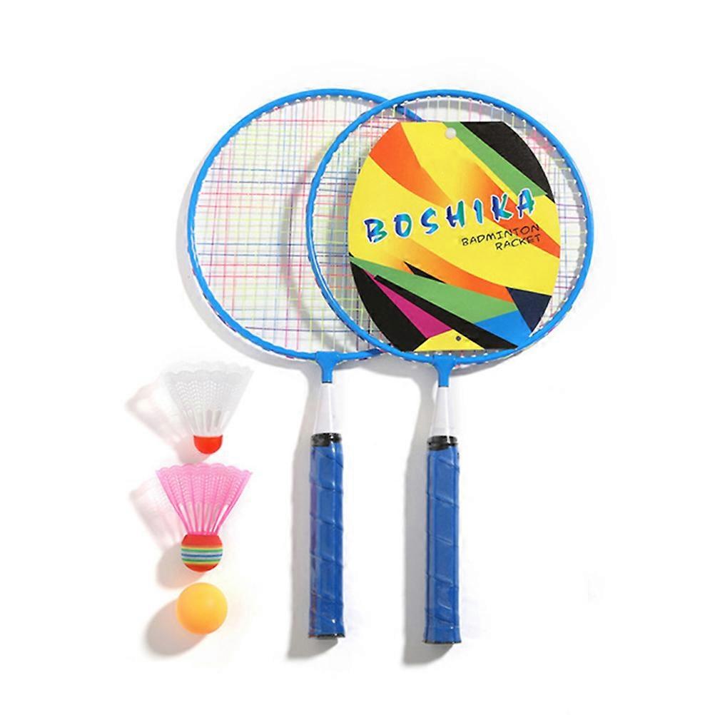 Portable Badminton Set Outdoor Playing Beginners School Bag Design 1Set