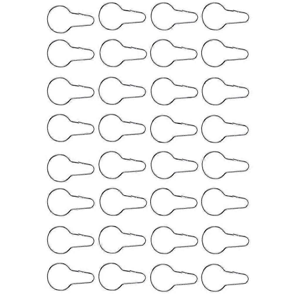 Silver Shower Curtain Hook for Holding Curtain 120Pcs Strong Hooks