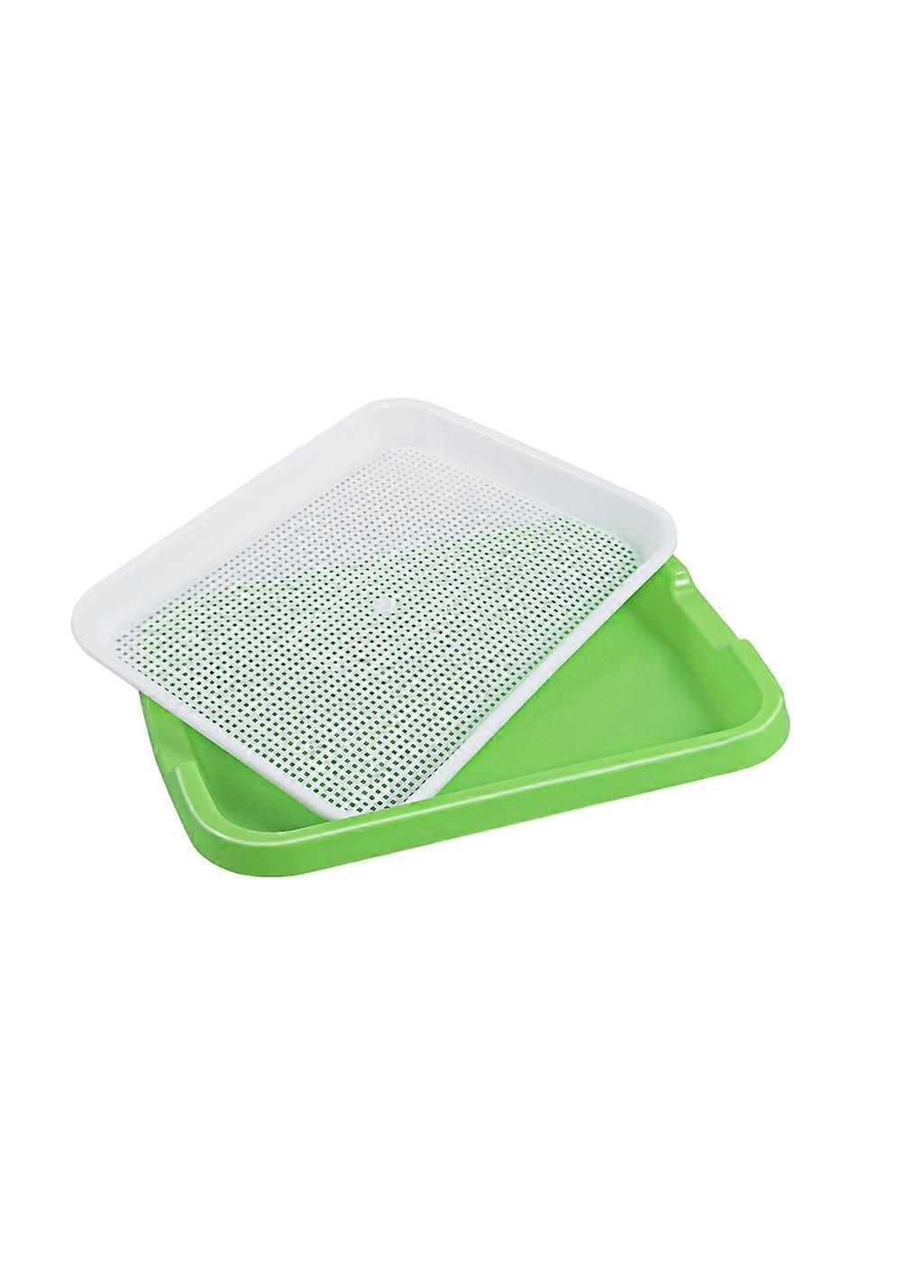 Wheatgrass Growing Tray Ounona Sprouter Soil Free Sprouting Seeds Rectangular Shape 1Pcs