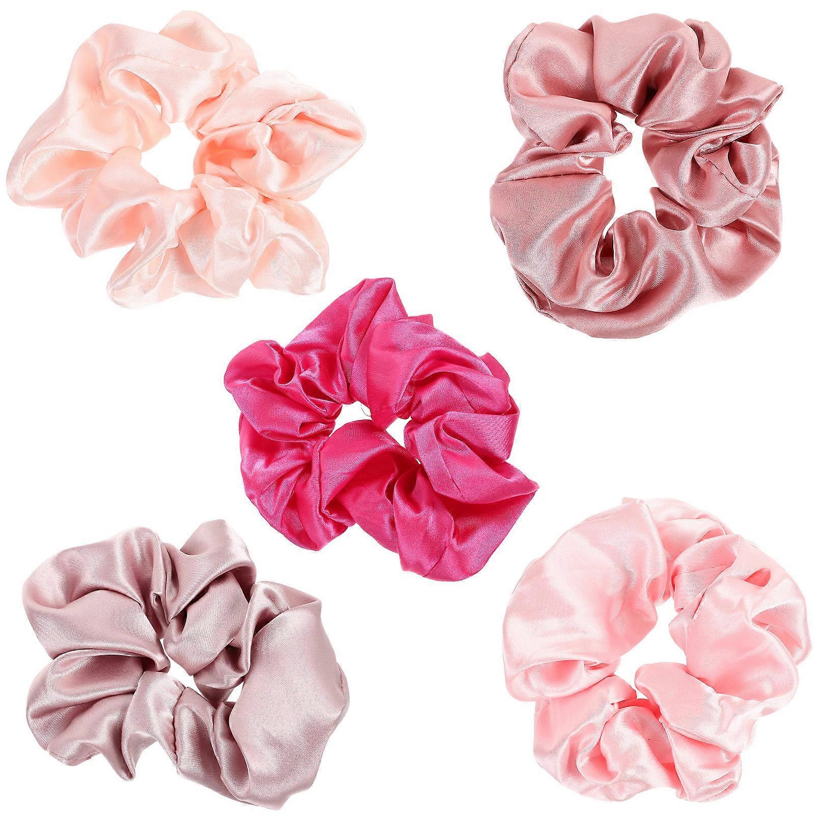 Ring Silk Scrunchies for Decoration 20Pcs Assorted Color