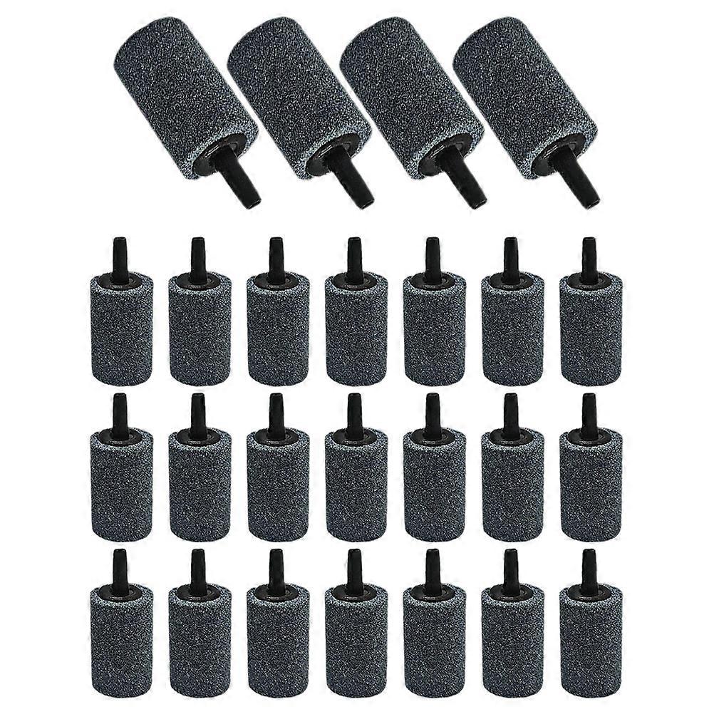 Aquarium Air Stone Bubble Stone for Oxygen Diffuser 120Pcs Durable Black