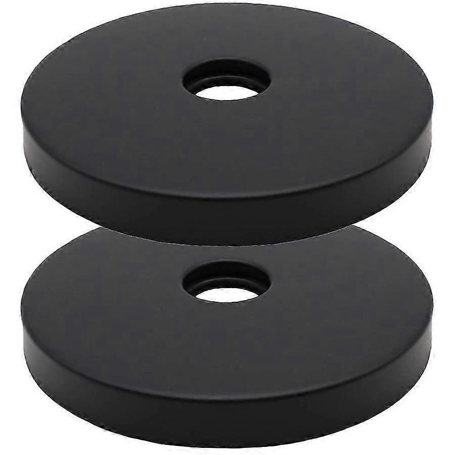 Väggmonterad täckplatta för vattenrör 2 st VVS-täckbricka