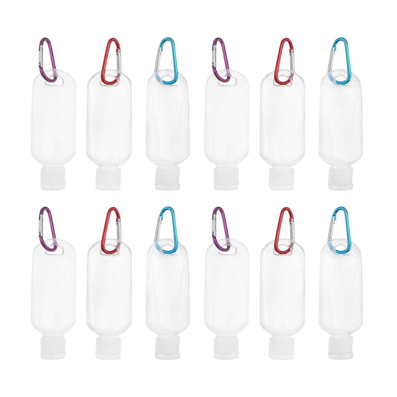 Leak Proof Squeeze Bottles Refillable Bottles with Hook for Storage Use 20Pcs