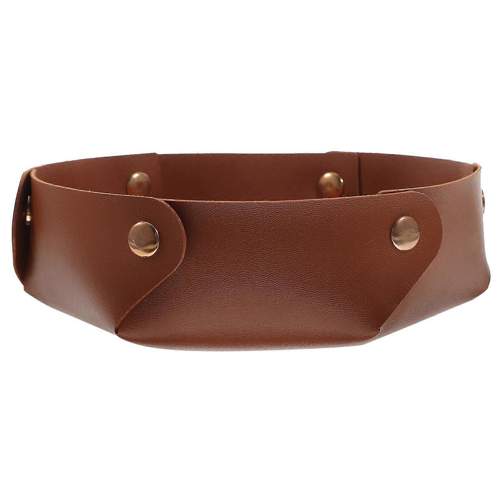 Brown Desktop Key Organizer Tray for Storage 2Pcs