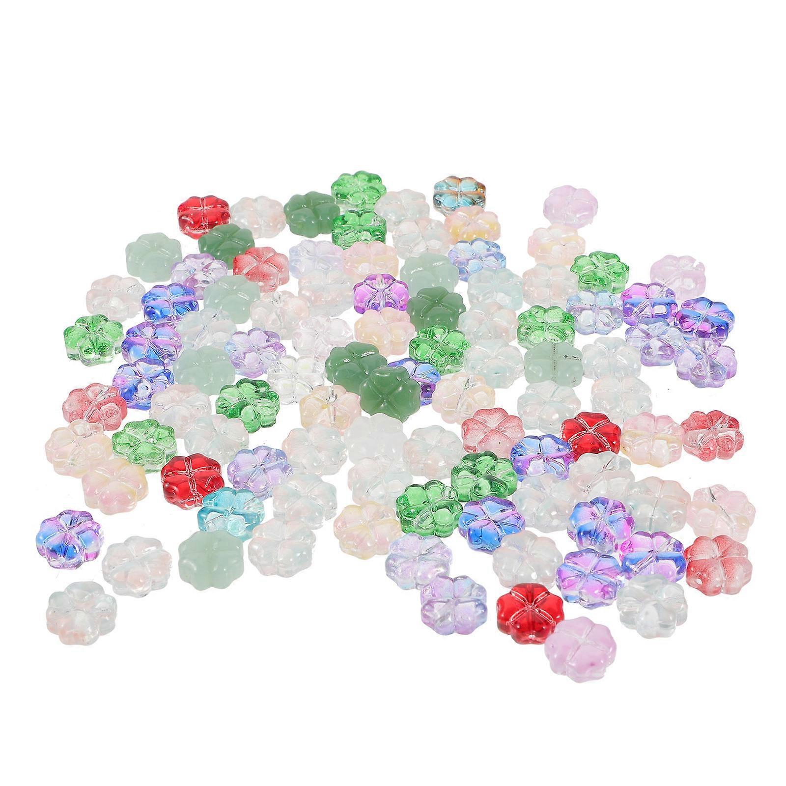 500 Pcs Assorted Color Round Glass Beads For Jewelry Making And Craft Projects Suitable For DIY Lovers
