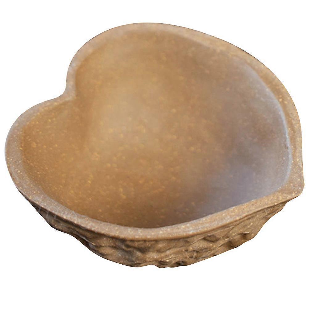 Creative Walnut Shape Tea Cup Designed For Tea Lovers In Khaki For Home Use 2Pcs