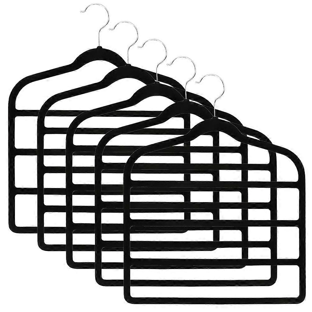 Wardrobe Pants Hangers for Space Saving Organizer 10Pcs Multi-Function
