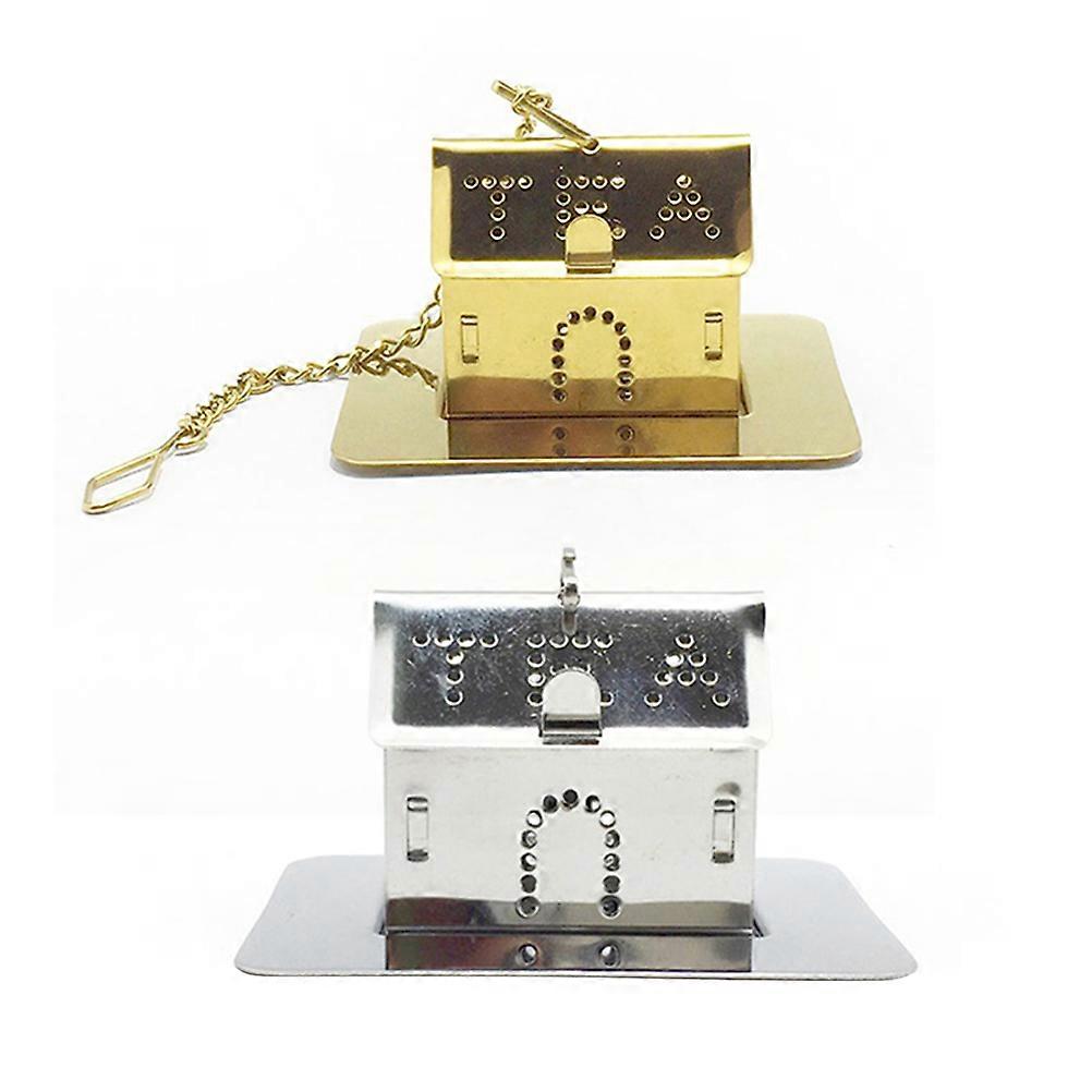 Tea Filter Strainer Stainless Steel House Shape 6Pcs Pack