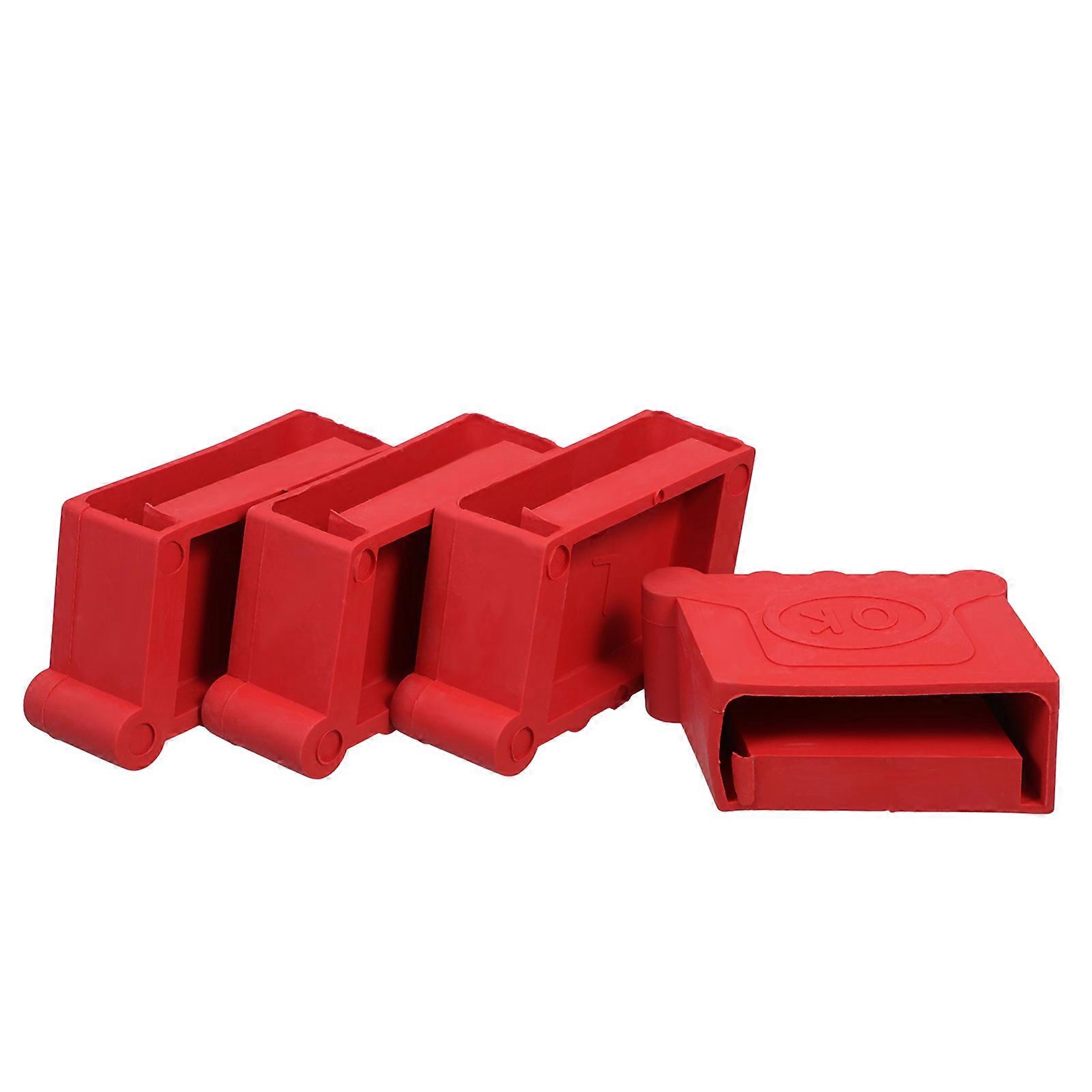 Ladder Foot Pad Ladder Feet Rubber Easy Installation General Users Ladder Usage 8.30X5.40X3.30CM 4Pcs