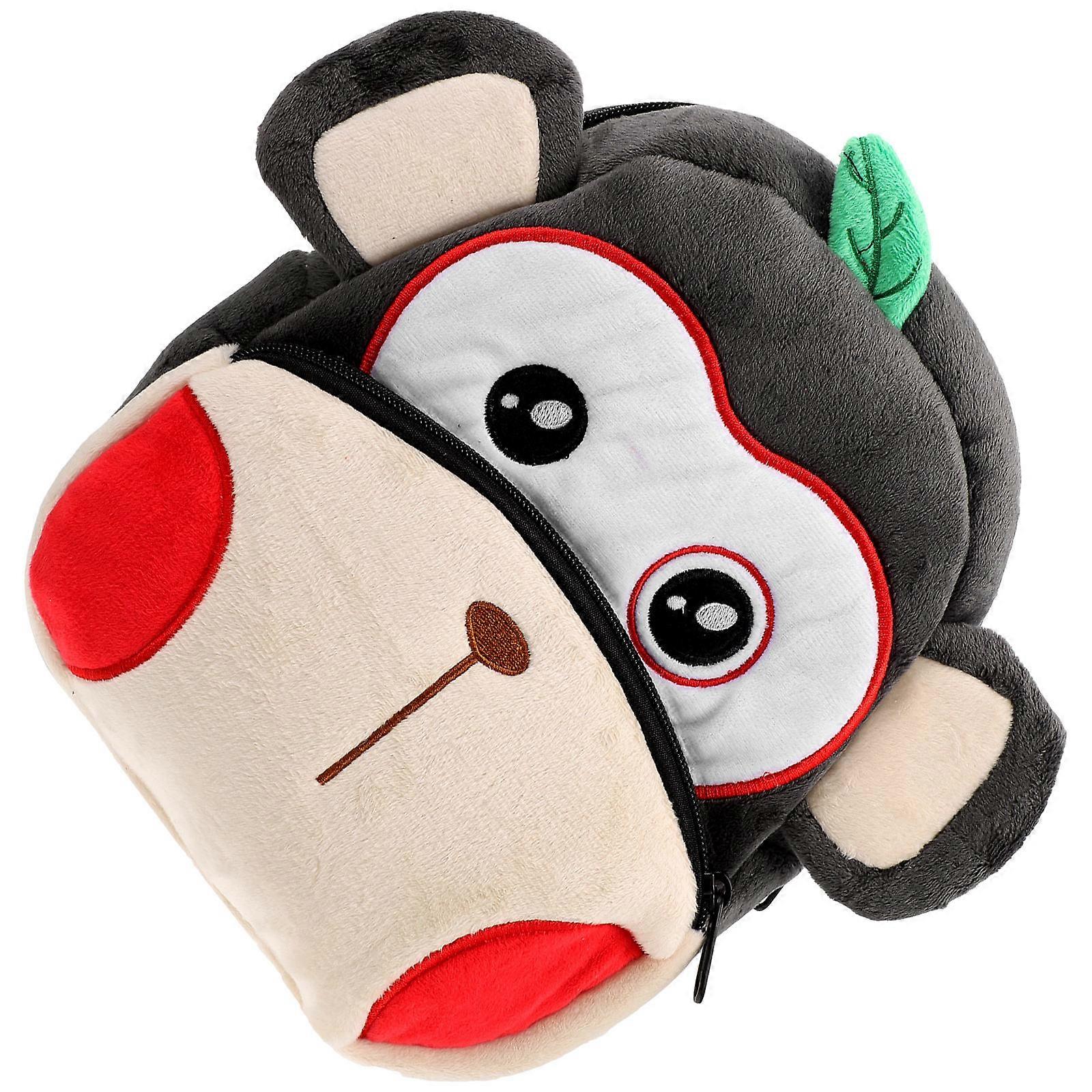Toddler Shoulder Bag Plush Cartoon Backpack for Kids Use Monkey