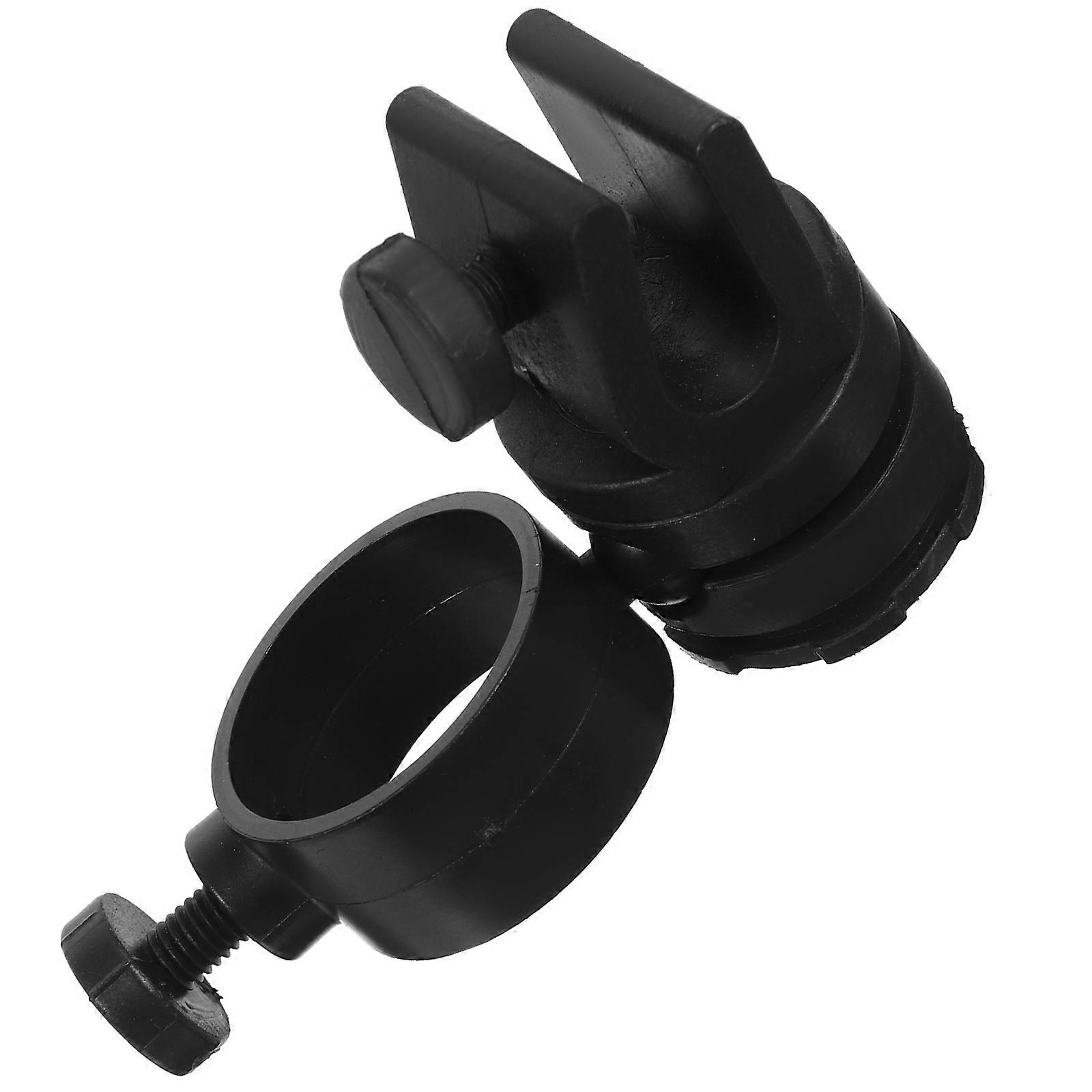 Hard Hat Light Mount Clip for 2Pcs Reliable ABS Black Accessories