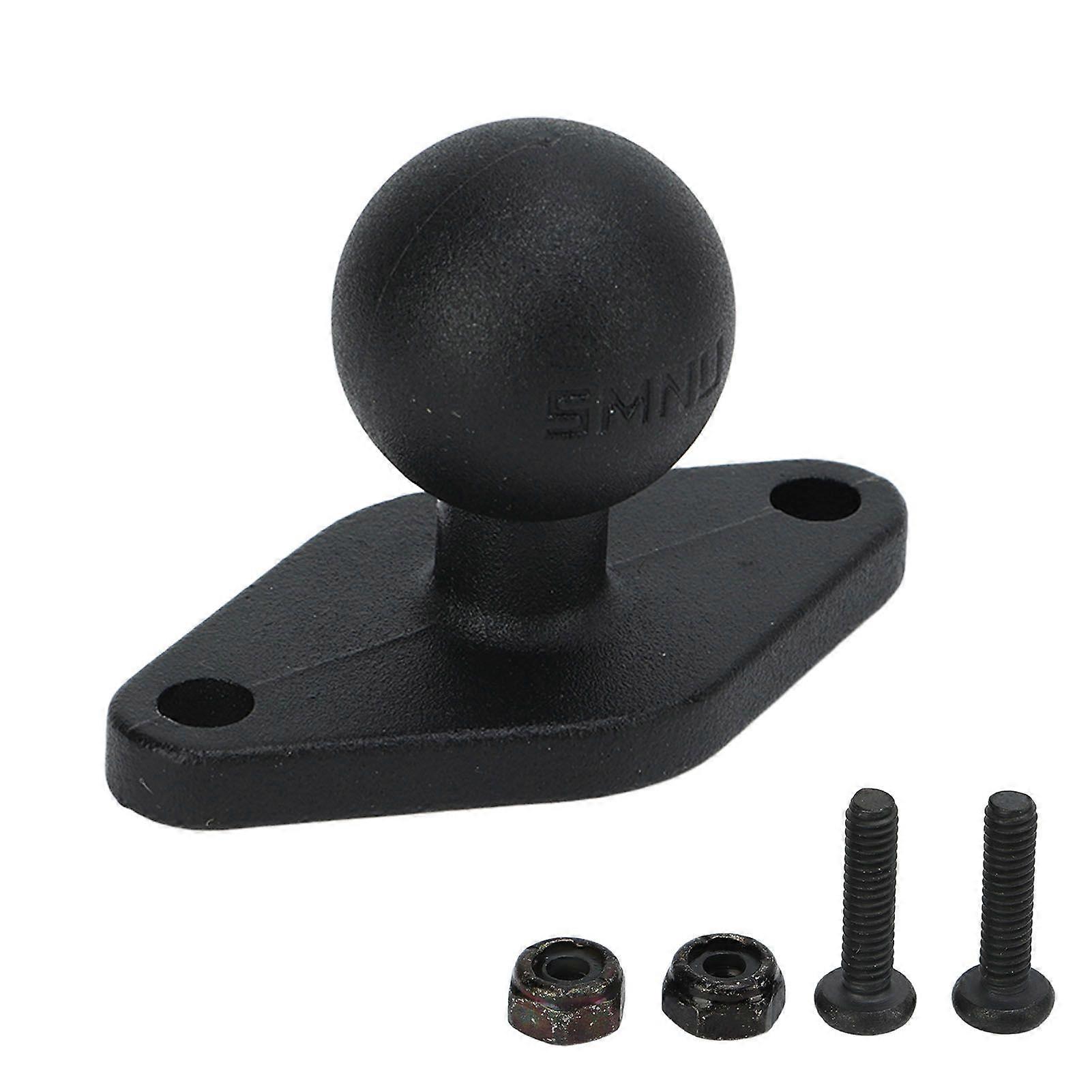 Motorcycle Handlebar Ball Head Mount Base 360 Degree Rotatable for Phone Holder GPS Navigation