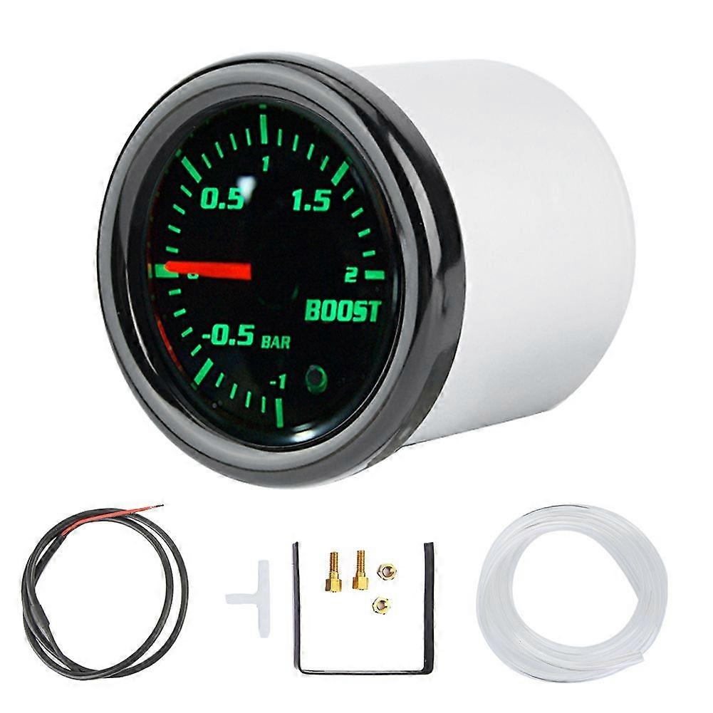 2" 52mm Universal LED Display Motorcycle Turbo Boost Gauge Meter With Sensor