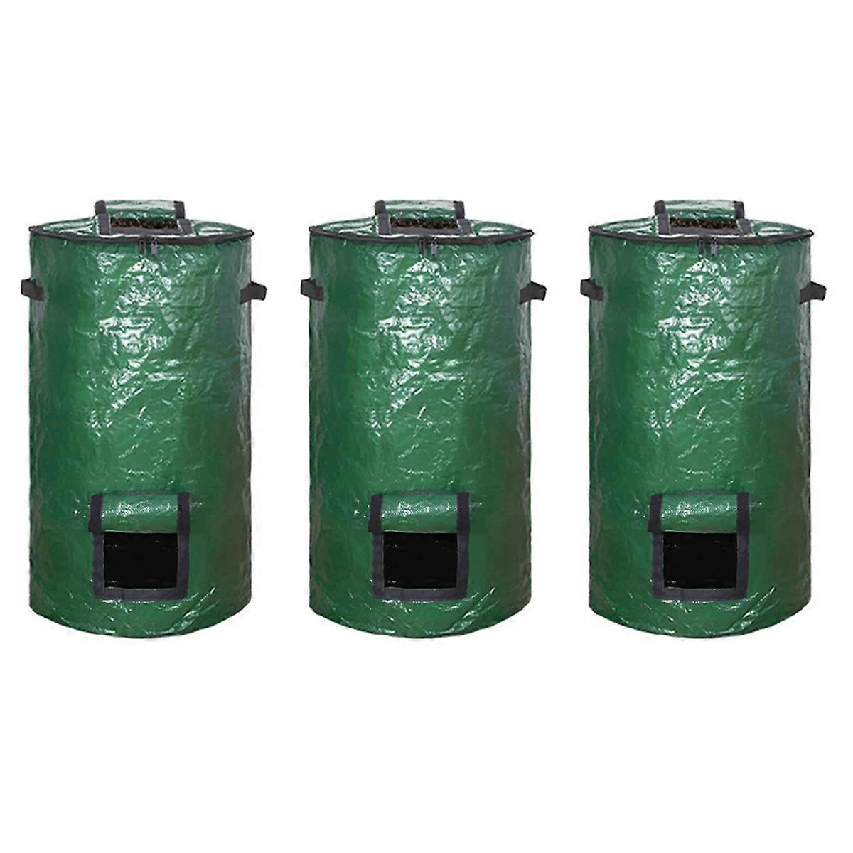 Fermentation Sealable Compost Bucket Garden Leaf Waste Compost Bag