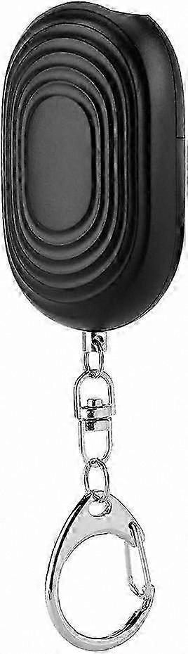 120DB Loud Personal Safety Alarm, Portable Security Device for Emergency Protection, Black Compact Design